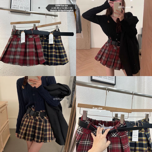 Plaid Mini Skirt